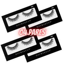 Kit Cilios Postiços Com 04 Pares 04 Daymakeup Flerelags