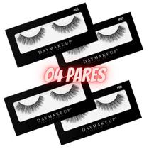 Kit Cilios Postiços Com 04 Pares 05 Daymakeup Flerelags