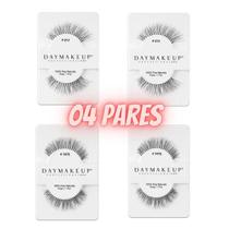 Kit Cilios Postiços Com 04 Pares 213 747S Daymakeup Natural