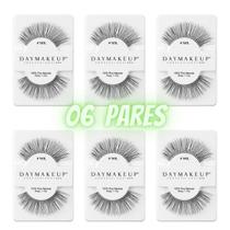 Kit Cilios Postiços Com 06 Pares 747L Daymakeup Human Hair