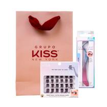 Kit Cílios Wisps Falscara + Aplicador de Cílios - Kiss New York Estilo:Extra Drama + Aplicador Kit Cílios Wisps Falscara + Aplicador de Cílios - Kiss New York Estilo:Extra Drama + Aplicador