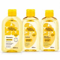 Kit Cimed João e Maria Baby Glicerina: Shampoo, Óleo de Massagem e Colônia 200ml Kit Cimed João e Maria Baby Glicerina: Shampoo, Óleo de Massagem e Colônia 200ml