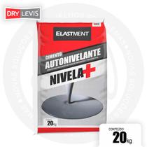 Kit Cimento Autonivelante Nivela+ 20KG Cinza 4 unidades - ELASTMENT