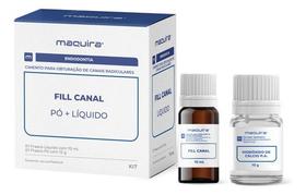 Kit Cimento Endodôntico Fill Canal Pó 12g Líqui 10ml Maquira Kit Cimento Endodôntico Fill Canal Pó 12g Líqui 10ml Maquira