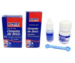Kit Cimento Fosfato De Zinco Pó 28G + Líquido 10Ml - Sswhite