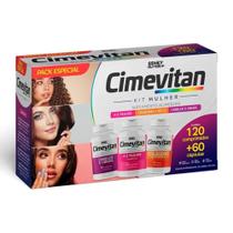 Kit Cimevitan A-Z Mulher + Cabelos E Unhas + Colágeno 120 cápsulas + 60 Cápsulas Kit Cimevitan A-Z Mulher + Cabelos E Unhas + Colágeno 120 cápsulas + 60 Cápsulas