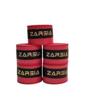 Kit Cinco Overgrip Super Grip Seca Raquete Beach Tennis Zarsia Absorção Suor Conforto Durabilidade
