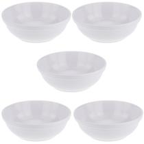 Kit Cinco Tigela Empilhável de Melamina ø 14,3 x 4,8 cm - 470 ml WECK