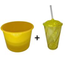 Kit Cinema 15 Balde 1,5l Pipoca + 15 Twister Colorido 500ml