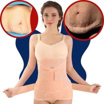 Kit Cinta de Compressão Ajustável para Pós parto Diástase e Flacidez abdominal