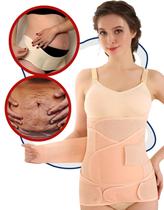 Kit Cinta de Compressão para Pós Parto Abdominoplastia Cesárea Histerectomia Cirurgia