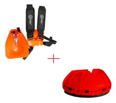 Kit Cinto Colete Duplo + Capa Proteção Saia Roçadeira -sanre