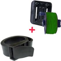 Kit Cinto de Mergulho Com Linha Max N50 e Suporte Carretilha Kit Cinto de Mergulho Com Linha Max N50 e Suporte Carretilha