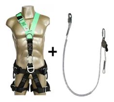 Kit Cinto De Segurança 5 Pontos Dg5200 + Talabarte Dg9200 Kit Cinto De Segurança 5 Pontos Dg5200 + Talabarte Dg9200