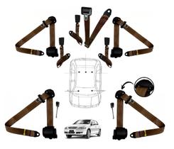 Kit cinto de segurança COMPLETO para CHEVROLET ASTRA + fechos
