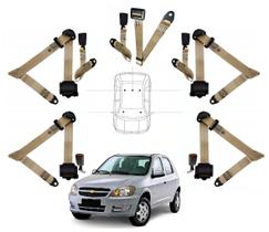 Kit cinto de segurança COMPLETO para CHEVROLET CORSA + fechos