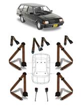 Kit cinto de segurança COMPLETO para CHEVROLET MARAJO + fechos