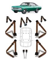Kit cinto de segurança COMPLETO para CHEVROLET OPALA + fechos