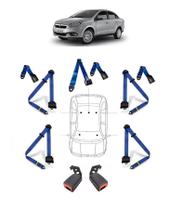 Kit cinto de segurança COMPLETO para FIAT GRAN SIENA + fechos