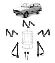 Kit cinto de segurança COMPLETO para FIAT PANORAMA + fechos