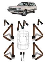Kit cinto de segurança COMPLETO para FORD DELREY + fechos Kit cinto de segurança COMPLETO para FORD DELREY + fechos