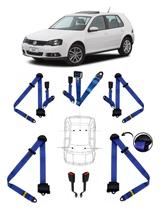 Kit cinto de segurança COMPLETO para VOLKSWAGEN GOLF + fechos