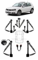 Kit cinto de segurança COMPLETO para VOLKSWAGEN GOLF + fechos