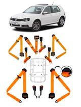 Kit cinto de segurança COMPLETO para VOLKSWAGEN GOLF + fechos