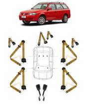 Kit cinto de segurança COMPLETO para VOLKSWAGEN PARATI + fechos