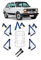 Kit cinto de segurança COMPLETO RETRÁTIL para FIAT FIAT 147 + fechos