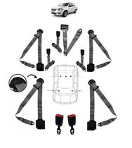 Kit cinto de segurança COMPLETO RETRÁTIL para FIAT SIENA + fechos