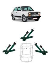 Kit cinto de segurança traseiro de 2 pontos Fiat 147