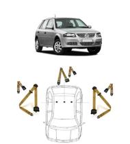 Kit cinto de segurança traseiro de 3 pontos VW Gol + fechos