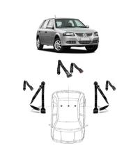 Kit cinto de segurança traseiro de 3 pontos VW Gol + fechos