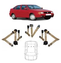 Kit cinto de segurança traseiro de 3 pontos VW Polo + fechos