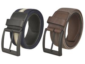 Kit Cinto Esportivo Masculino Elástico Couro Resistente Confortável
