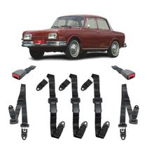 Kit Cinto Estático Fusca Zé Caixão 3 Pontos Abdominal Fêmea Kit Cinto Estático Fusca Zé Caixão 3 Pontos Abdominal Fêmea