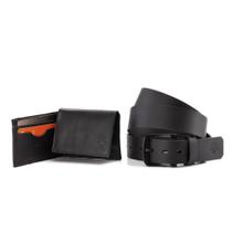 Kit Cinto Masculino Varías Cores Em Couro + Carteira Em L Couro Légitimo Kit Cinto Masculino Varías Cores Em Couro + Carteira Em L Couro Légitimo