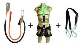 Kit Cinto Paraquedista 5 Pontos +talabarte Y+ Posicionamento Kit Cinto Paraquedista 5 Pontos +talabarte Y+ Posicionamento