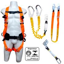 KIT Cinto Paraquedista com Talabarte Duplo Y com ABS, mais Talabarte de Posicionamento. KIT Cinto Paraquedista com Talabarte Duplo Y com ABS, mais Talabarte de Posicionamento.