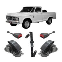 Kit Cinto Preto Chevrolet D10 3 Pontos Abdominal Haste Ld Le