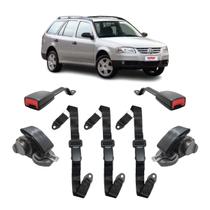 Kit Cinto Preto Gol Quadrado Parati Abdominal 3 Pontos Haste