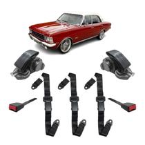 Kit Cinto Preto Opala 4 Portas 3 Pontos Abdominal Haste Kit Cinto Preto Opala 4 Portas 3 Pontos Abdominal Haste