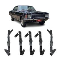 Kit Cinto Preto Opala Coupê Estático 3 Ponto Abdominal Fêmea