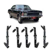 Kit Cinto Preto Opala Coupê Estático 3 Ponto Abdominal Fêmea