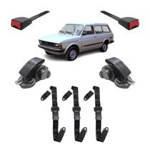 Kit Cinto Preto Spazio Panorama 3 Pontos Abdominal e Haste Kit Cinto Preto Spazio Panorama 3 Pontos Abdominal e Haste