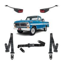 Kit Cinto Segurança Estático F100 Abdominal 3 Pontos Hastes