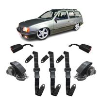 Kit Cinto Segurança Ipanema Abdominal 3 Pontos Hastes Ld Le