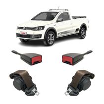 Kit Cinto Segurança Marrom Volkswagen Saveiro 3 Pontos Haste Kit Cinto Segurança Marrom Volkswagen Saveiro 3 Pontos Haste