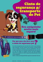 kit cinto segurança pet 2 unidades kit cinto segurança pet 2 unidades